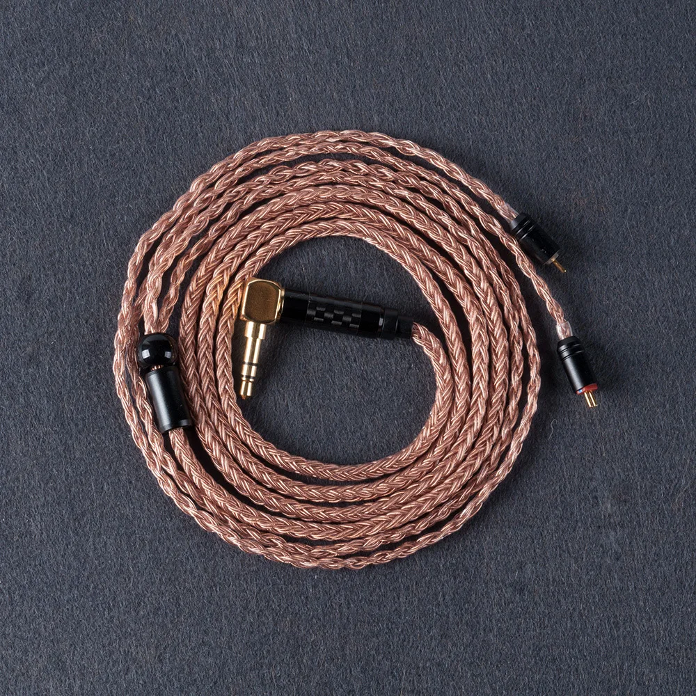 HiFiHear 16 Core коричневый позолоченный Модернизированный кабель 2,5/3,5/4,4 мм балансный кабель с MMCX/2pin разъем для KZ AS10 ZS10 ZST CCA C10
