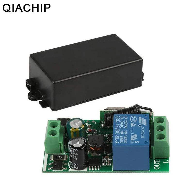 1 Receiver Only JoyDeal 433 МГц Универсальный AC 110 В 220 В 1CH беспроводной умный пульт дистанционного управления Модуль приемника и РЧ передатчик для светодиодный светильник - Цвет: 1 Receiver Only