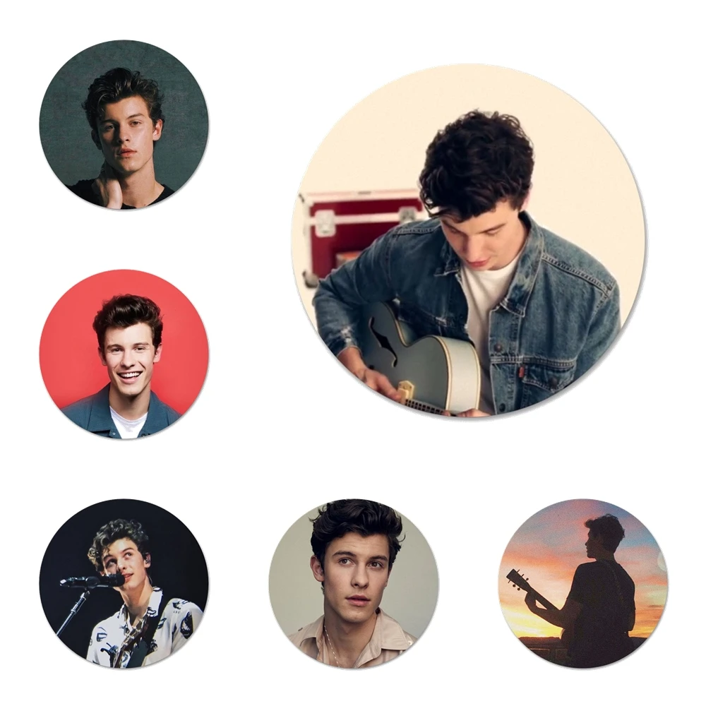 

Shawn Mendes Magcon Icons Pins Badge Decoration Brooches Metal Badges For Clothes Backpack Decoration 58mm