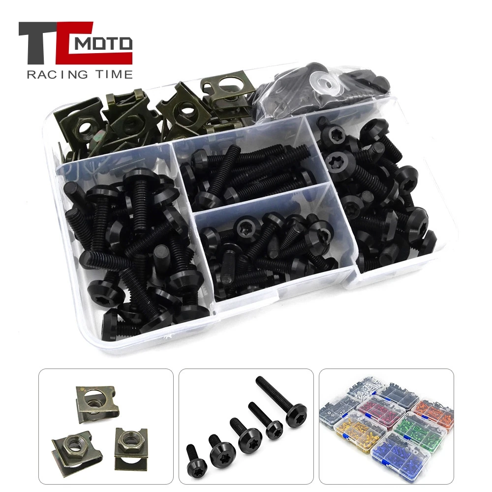 Мотоциклетные болты для обтекателя лобового стекла крепежные зажимы Yamaha YZF R1 R3 R6