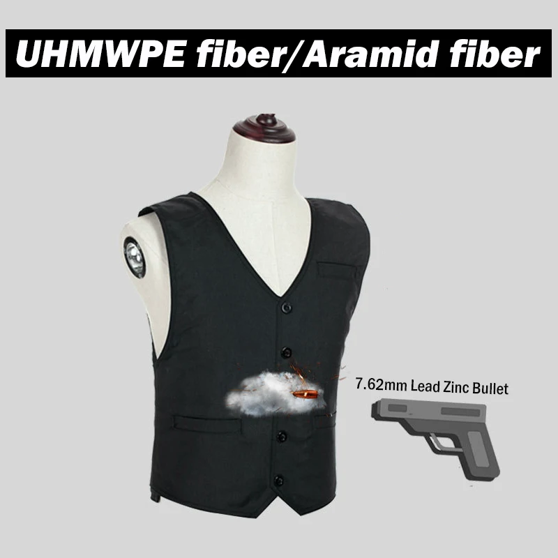 

Level CN GAII 7.62mm Bulletproof Vest Ultra-comfortable military Lightweight Concealed Body Armor Bulletproof Vest