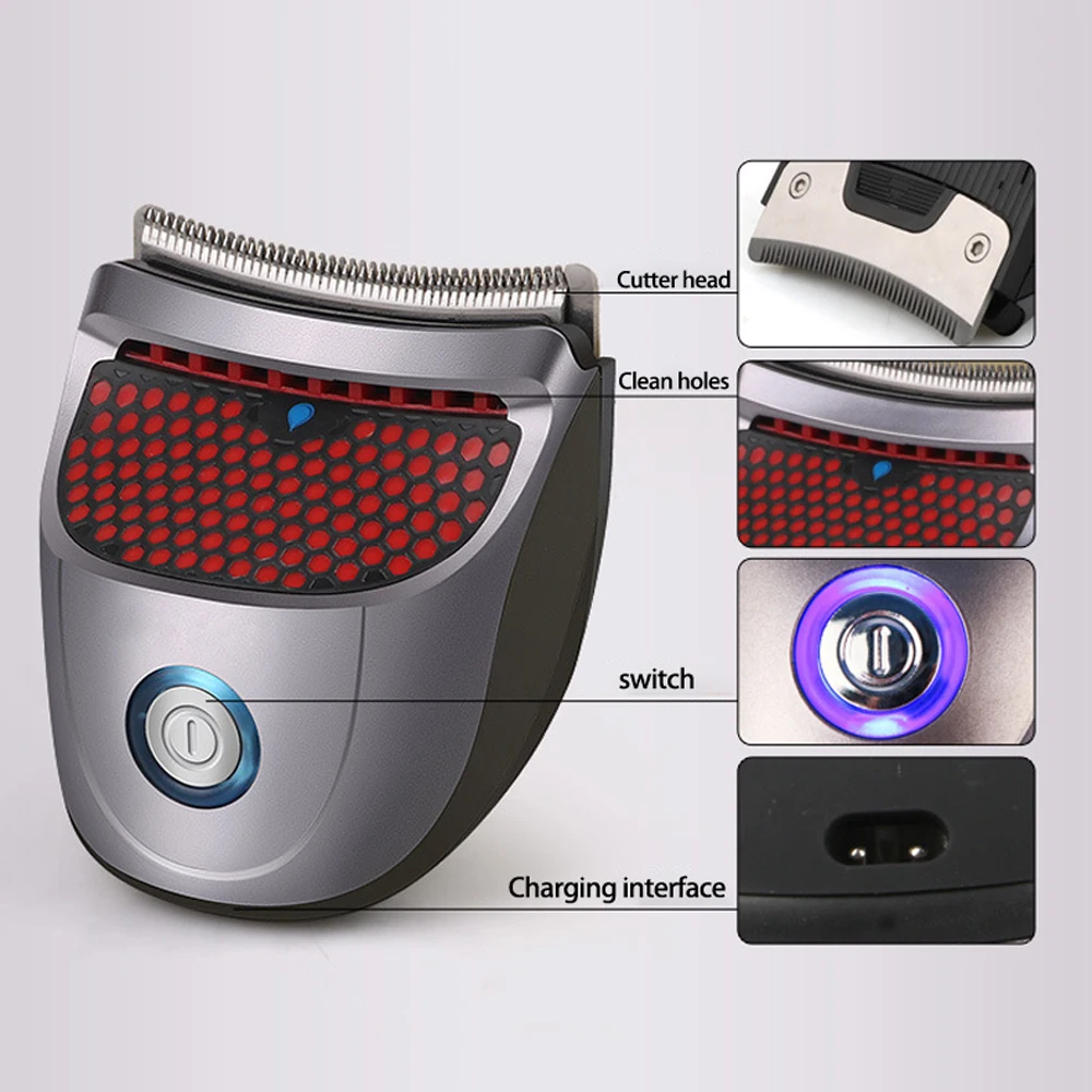 

Portable Professional Electric Cordless Hair Cutter Mini Hair Trimmer Beard Shaver Trimmer Shaving Machine