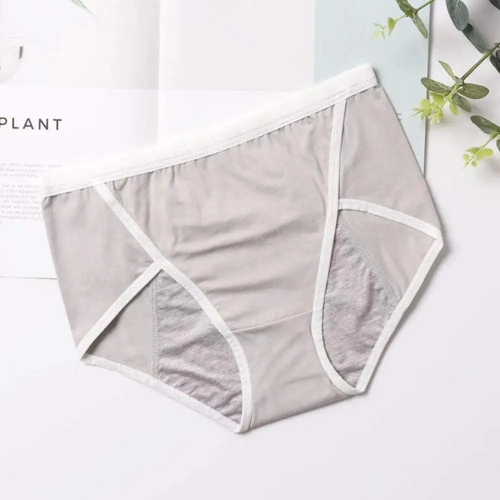 

Leak Proof Period Menstrual Panties Women Underwear Cotton Dropshipping 2019 New ArrivalsPlus Size 3pcs Ladies