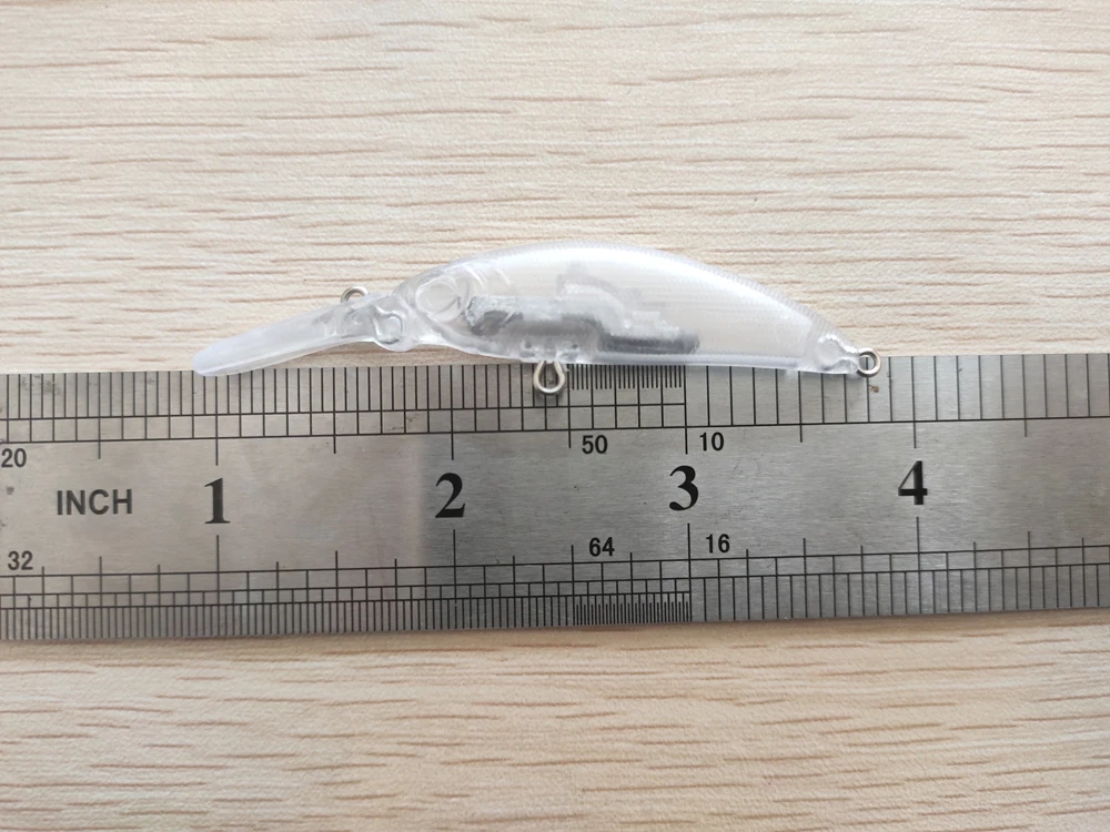 10 шт. Неокрашенная рыболовная приманка жесткие приманки Воблер для рыбалки