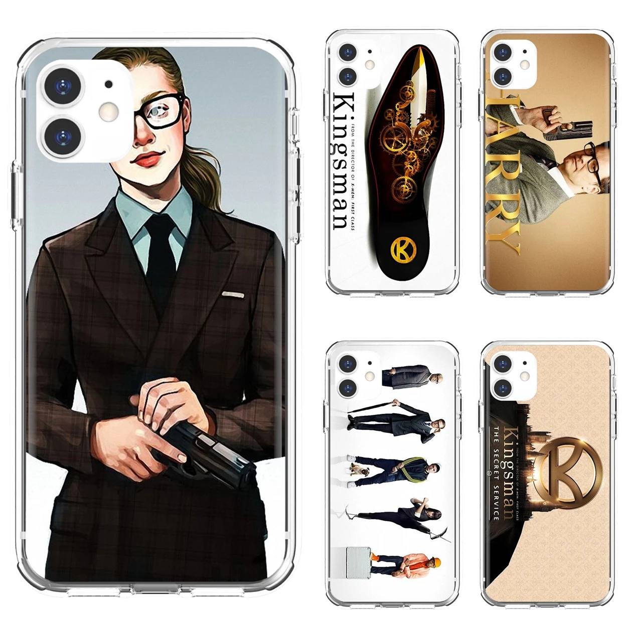 Силиконовый чехол The Z Secret Service Kingsman Harry для Apple iPhone 10 11 12 Pro Mini 4S SE 5C 6 6S 7 8 X XR XS Plus Max