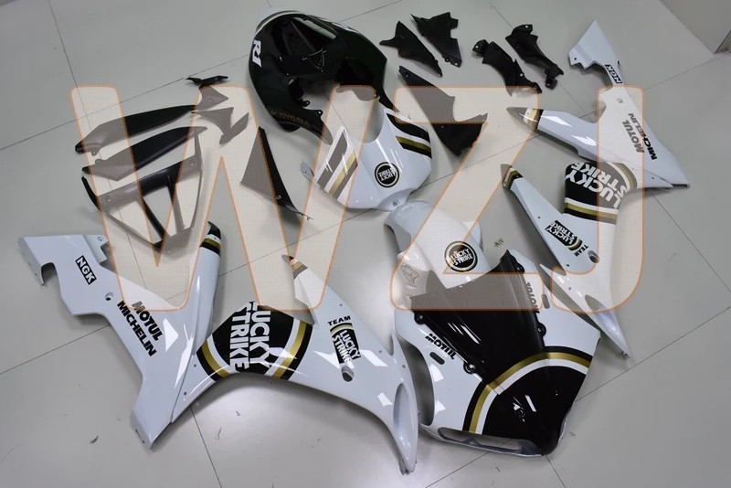 YZF R1 04 05 Кузов для YAMAHA YZFR1 2005 Белый Черный Обтекатели YZF1000 2004 - 2006 Abs обтекатель |