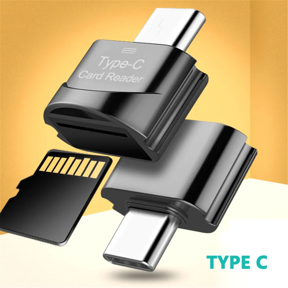 Мини USB кардридер C type tf карта к OTG c адаптер Micro 3 1 для телефонов|Картридеры| |