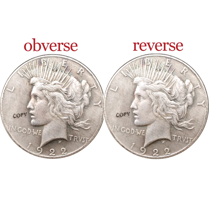 1922 монеты США копия доллара мира коллекционные монеты|Безвалютные монеты| |
