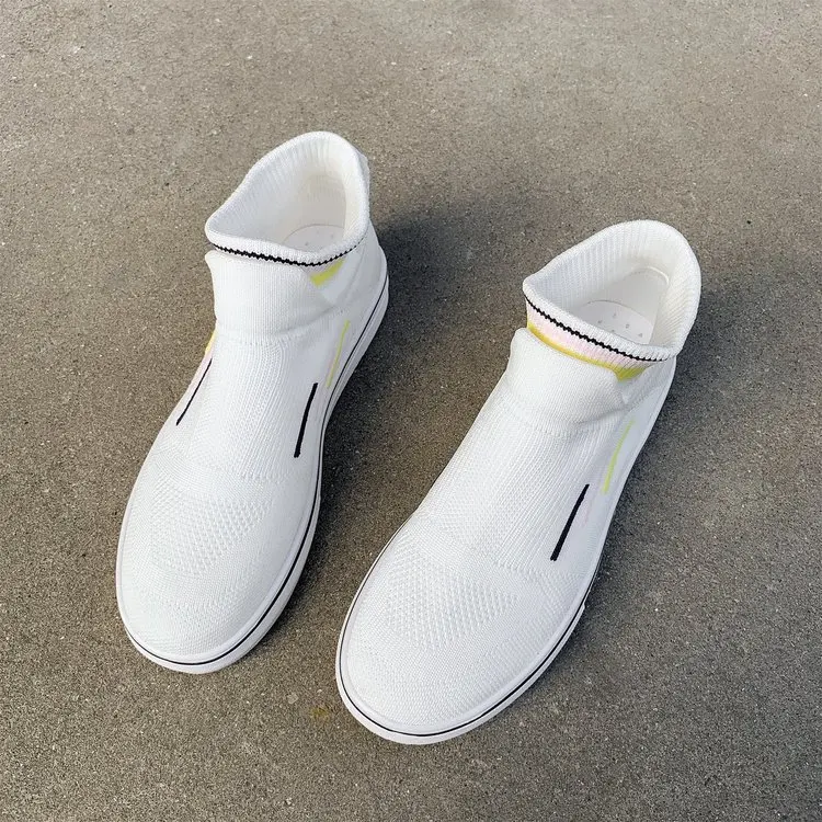 

Sneakers Women Walking Shoes Lightweight Non-slip Loafers Tennis Casual Ladies Fashion Slip on Sock Vulcanized Shoes Breathable