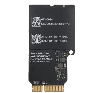Для Apple Broadcom BCM94360CD Wifi карта 802.11Ac 2 4/5 ГГц 1 7 Гбит/с Bluetooth 4 0 |