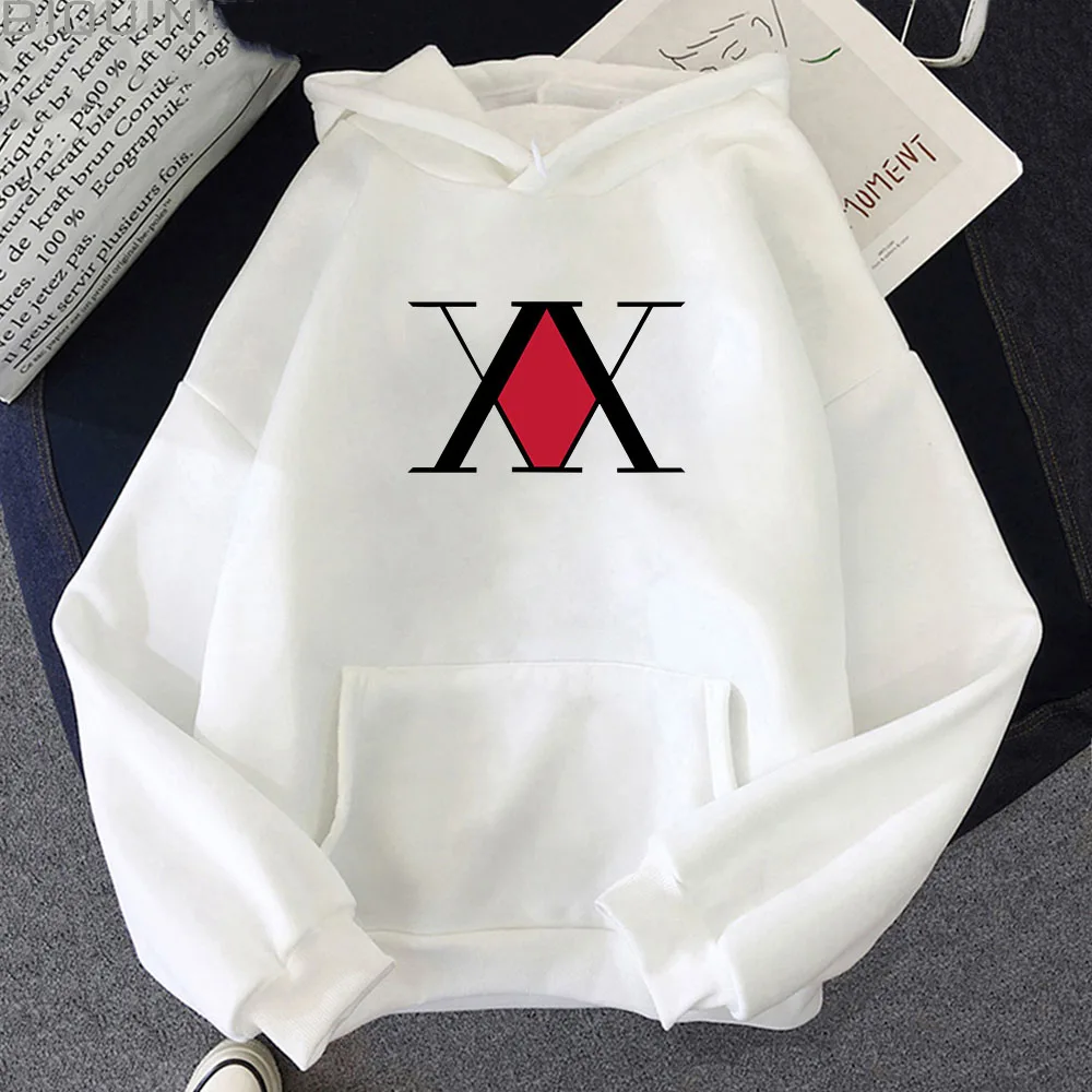 

Japanese Anime Hunter X Hunter Clothes Manga Cartoon Harajuku Fashion 2021 New Women Men Kawaii Hoody Female Hip Hop Sweatshirts