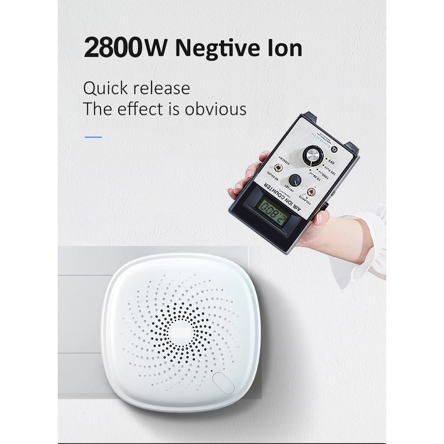 2-in-1 Air Purifier Ozone Generator Mini Ionizer Deodorizer Portable Cleaner Odor Eliminator for Rooms Smoke and Pets |
