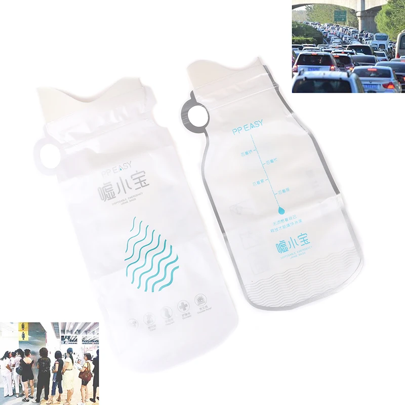 

4PCS Outdoor Travel Urinal Toilet Traffic Jam Emergency Disposable Urine Bags Camping Collection Pee Bag
