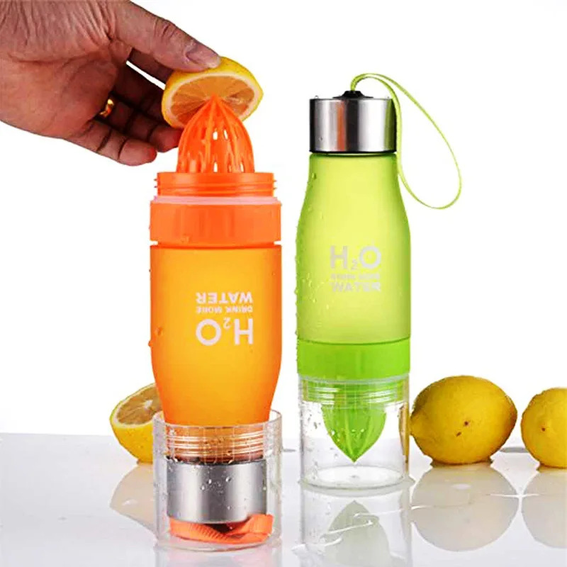 

Z30 650ML Outdoor Sports Travel Lightweight Lemon Water Bottle Infuser Juice Fruit Pulp Water Bottles for Healthy Drinking
