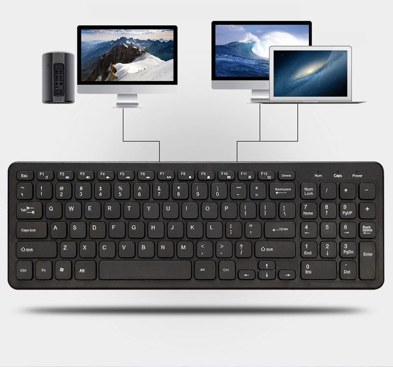 Ультра тонкий Портативный Стандартный 96-ключ Беспроводной Bluetooth клавиатура для Ipad Iphone MAC ПК(Цвет: белый, черный, голубой розовый