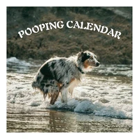 pooping dog pooches calendar 2022 wall calendars supplies accessory for home bedroom dormitory wall decoration