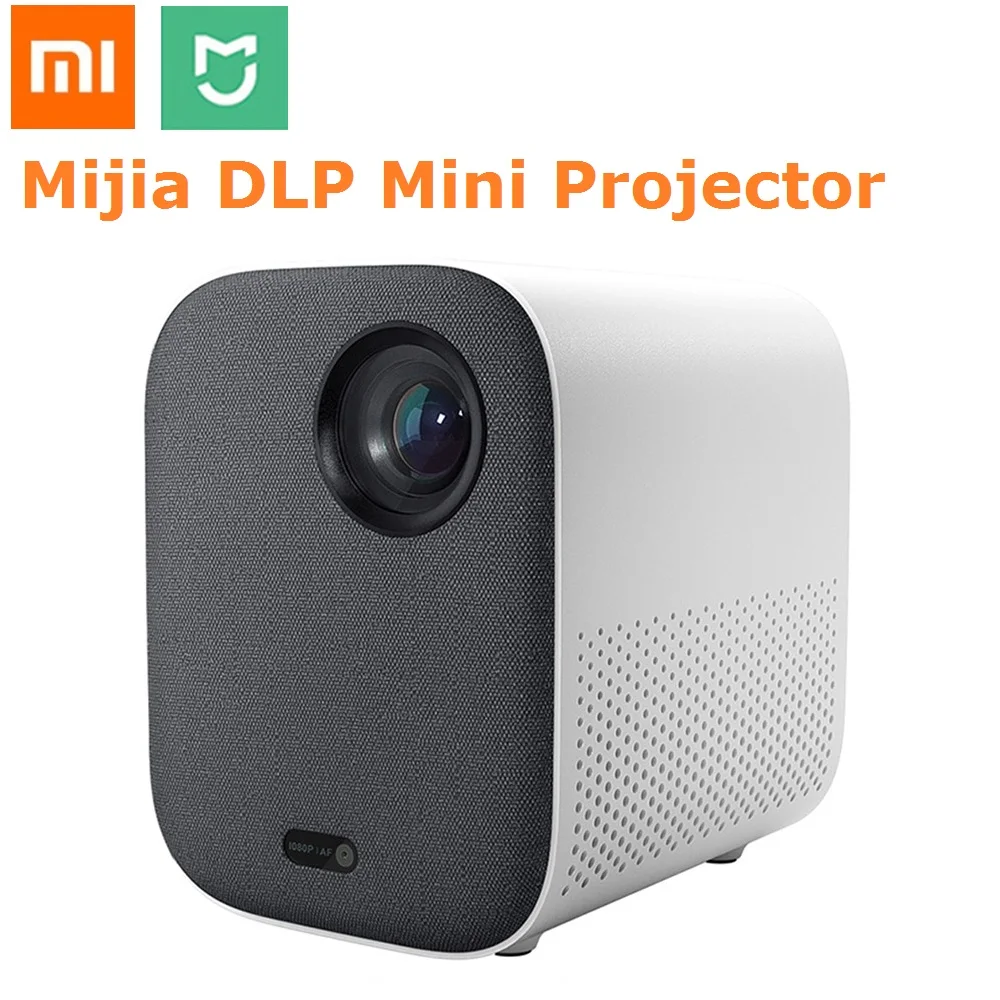 Xiaomi Mijia мини-проектор DLP портативный 1080P 500ANSI поддержка 4K видео 3D wifi проектор LED Beamer tv Full HD для домашнего кинотеатра