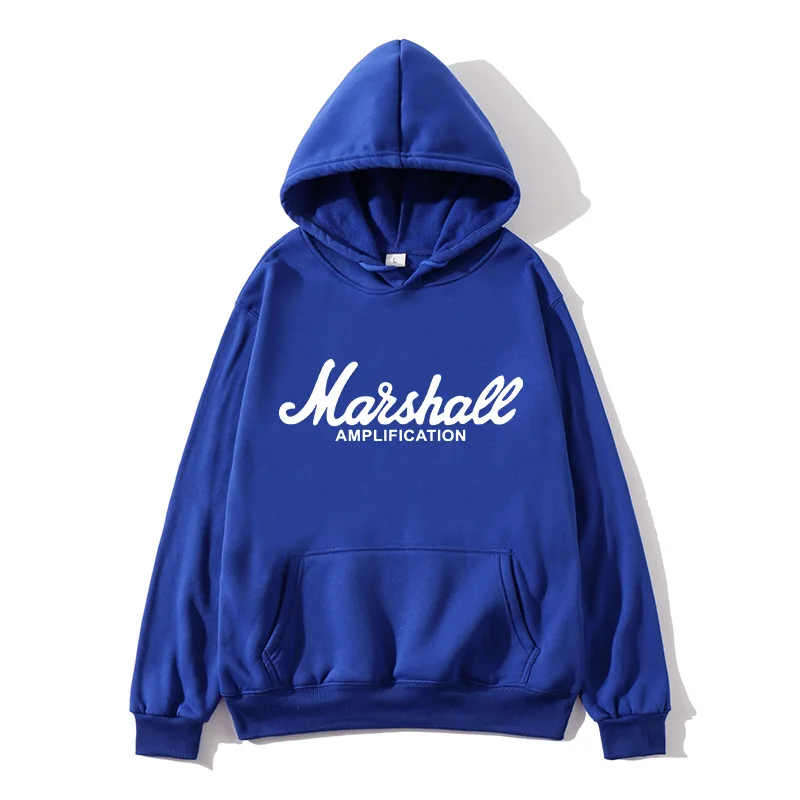 New Spring Autumn Marshall Hoodie Men Amplification Hoodies Mens Slim Hooded Sweatshirt Hip Hop Brand Streetwear Clothes