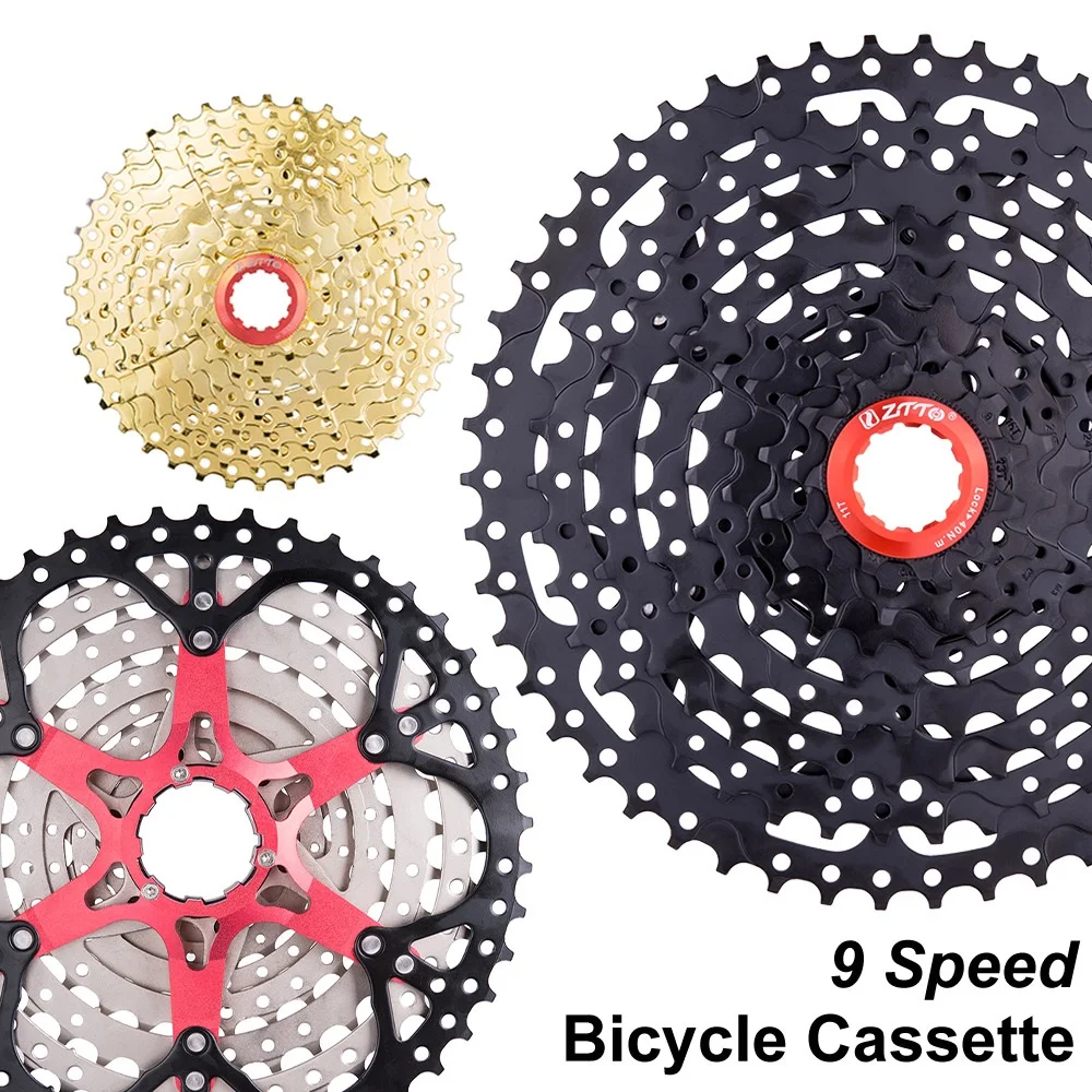 

Mountain Bicycle Freewheel 9 Speed MTB Cassette Bike 9s 11-32T/36T/40T/42T/46T/50T Flywheel K7 9V For SHIMANO SRAM Bicycle Parts