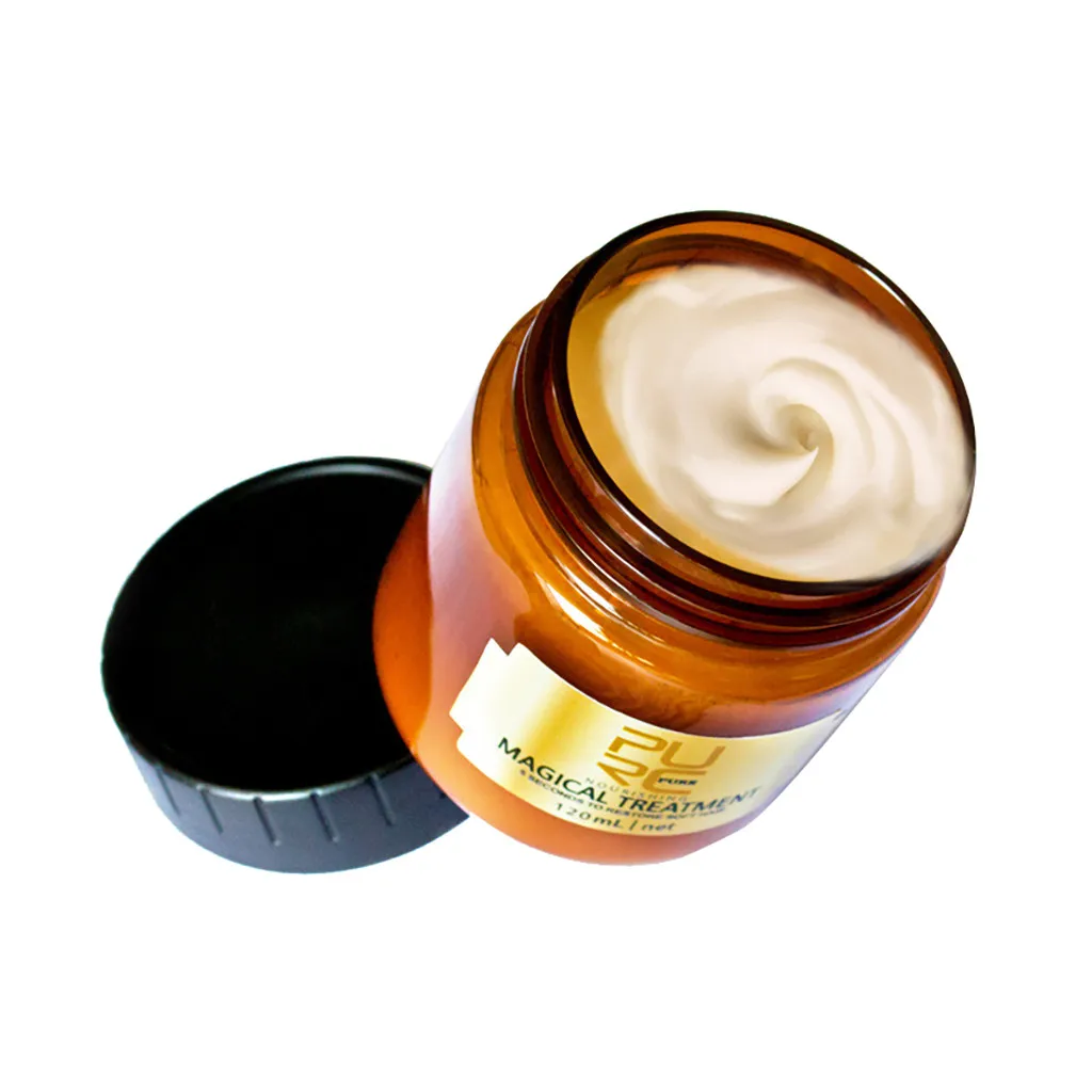 Натуральный Питательный волшебный лечение 120 мл волос детоксикации волос полотенце Mask передовые молекулярной корни волос головы Лечение Уход за волосами