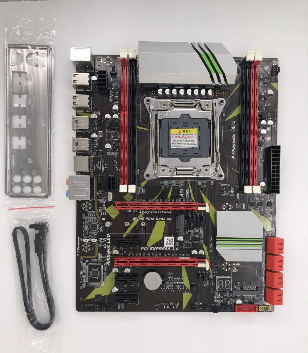 X99 материнская плата LGA 2011-3 DDR3 4 канала 64G REG ECC память SATA III USB 3,0 для Intel LGA 2011-V3 Xeon материнская плата 2011 V3