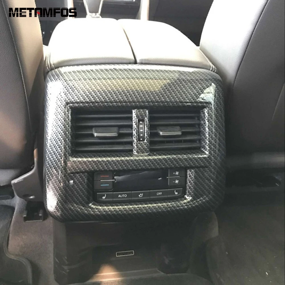 

Центральный подлокотник из углеродного волокна для Volkswagen Atlas Teramont 2017-2020 2021, коробка управления вентиляционным отверстием, отделка, автомоби...