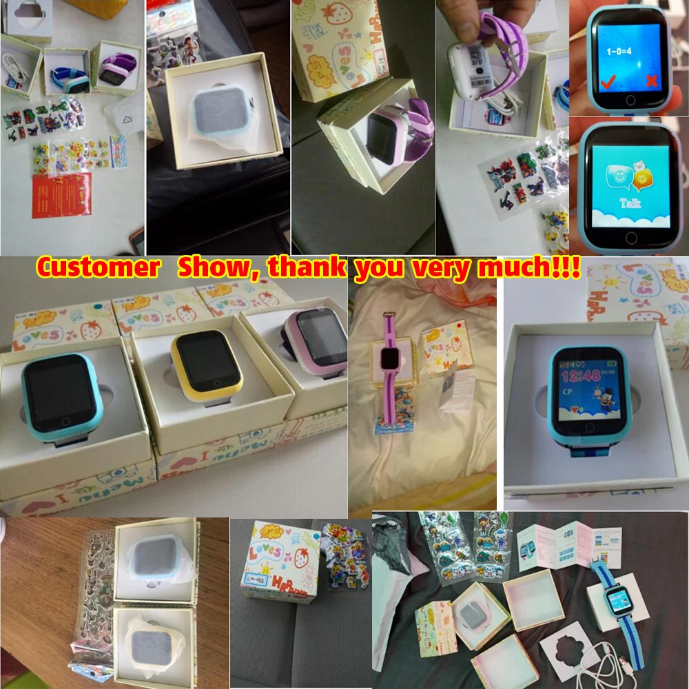 

GPS Smart Watch Q750 Q100 Children's Watch With 1.54 inch Touch Screen SOS Call Location Device Tracker for Kid