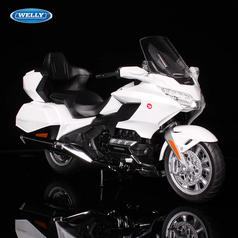 WELLY 1:12 2020 HONDA GOLDWING версия для путешествий модель мотоцикла литые игрушки Новая