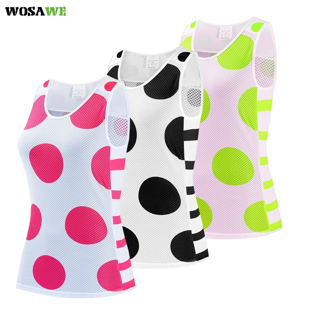 WOSAWE женский велосипедный жилет летние быстросохнущие Топы с коротким рукавом