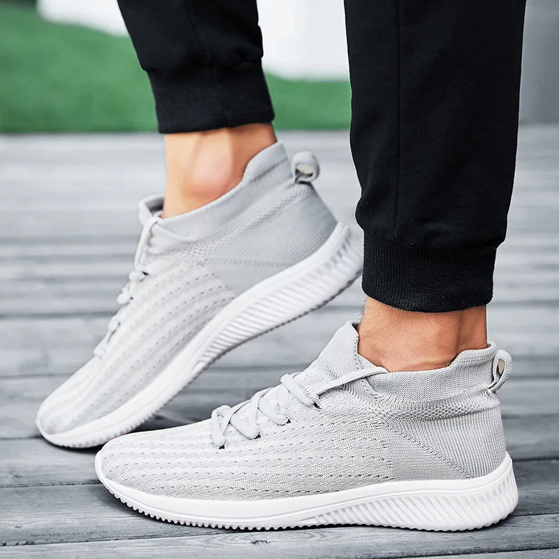 

New Arrival Breathable Men Running Shoes Light Men's Sock Sneakers Jogging Walking Sports Althletic Shoes Zapatillas Hombre