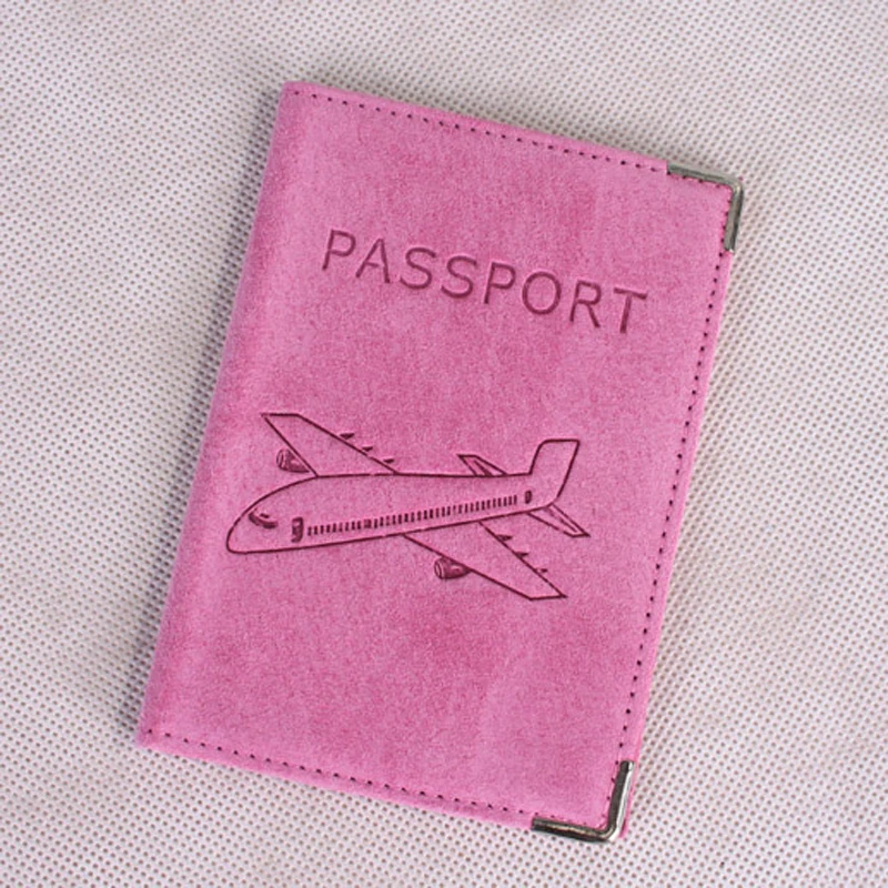Высококачественная замшевая Обложка для паспорта из натуральной кожи в русском