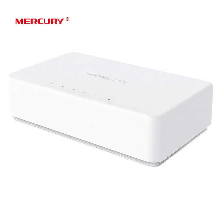 Ртути S105C коммутатора Ethernet WiFi модуль, мини 5 Порты и разъёмы Настольный Ethernet сетевой коммутатор gigabit 10/100 Мбит сетевой концентратор, маленький, подключи и играй, легкая установка