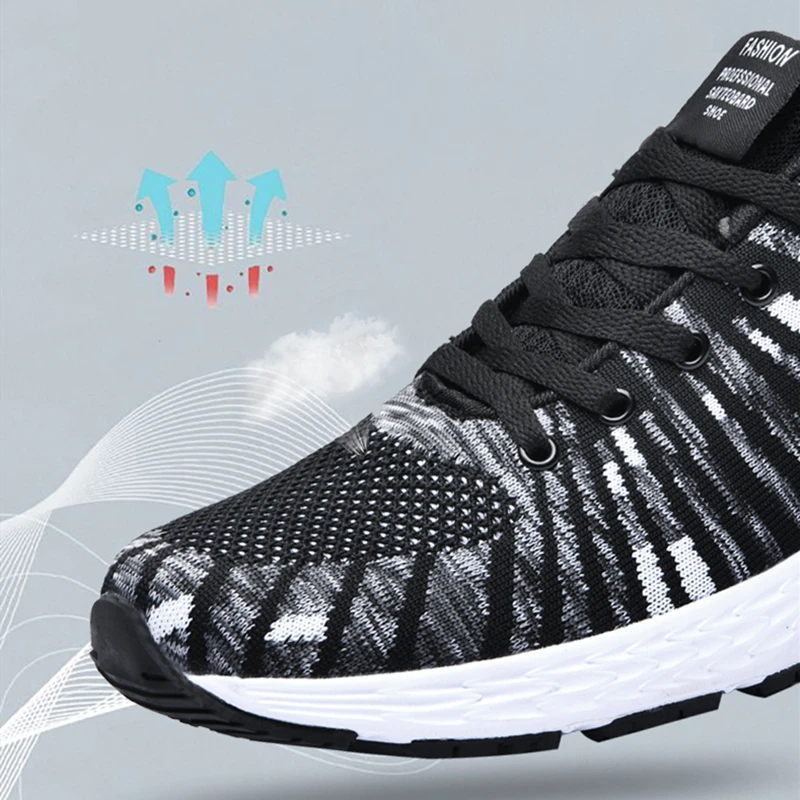 Дышащие кроссовки для мужчин модная спортивная обувь большие размеры