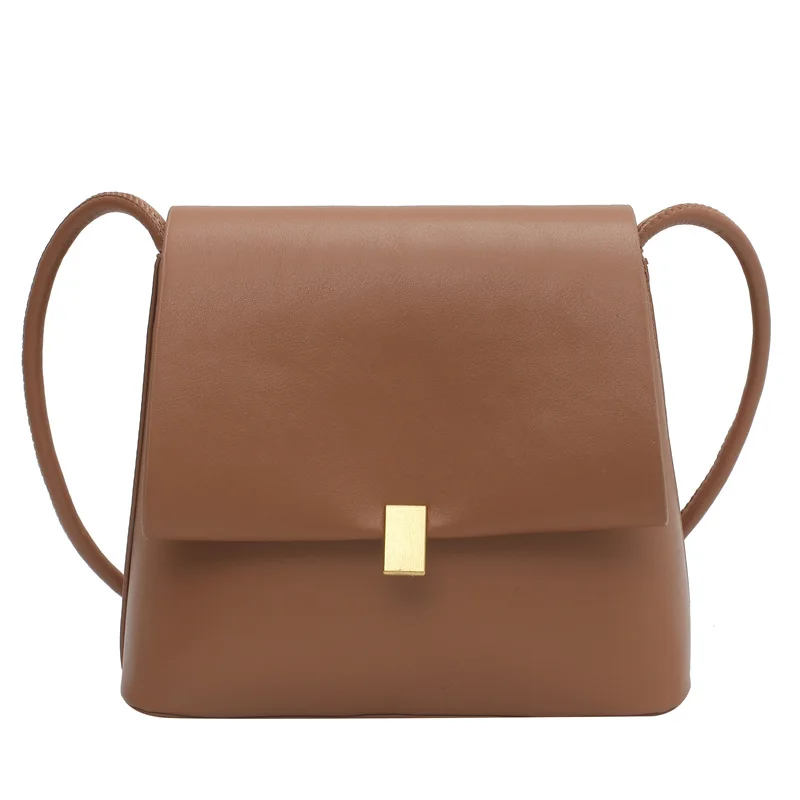 

Vintage Square Tote bag 2021 Fashion New High quality PU Leather Women's Designer Handbag Travel Simple Shoulder Messenger Bag