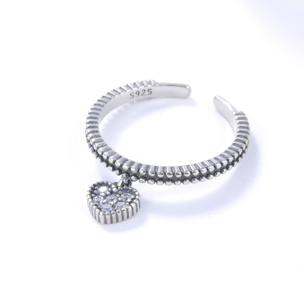 Женское кольцо из серебра 925 пробы регулируемого размера | Украшения и аксессуары