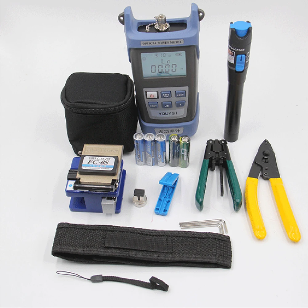 Волоконный комплект инструментов для работы с оптическим кабелем FTTH