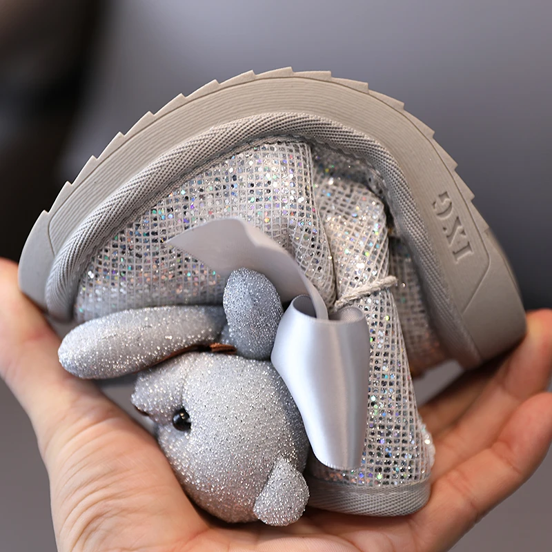 Детские зимние сапоги Новинка 2021 года Модная теплая хлопковая обувь для отдыха с