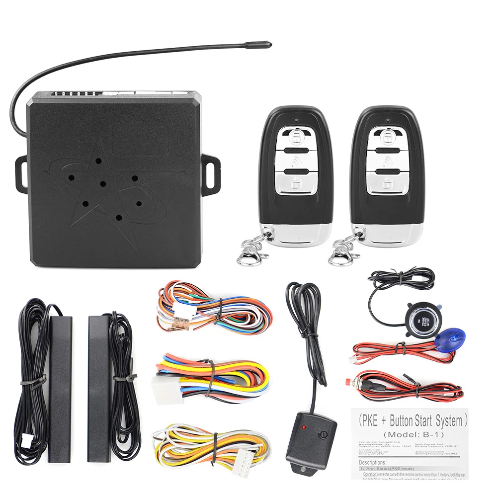 Автомобильная сигнализация 12 В кнопка запуска и остановки двигателя зажигания