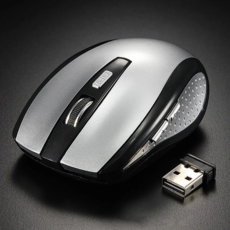 Беспроводная мышь 2 4 Ghz WiFi беспроводная с USB 0 приемником 1000-1600 DPI 6 кнопок Wi-Fi мыши