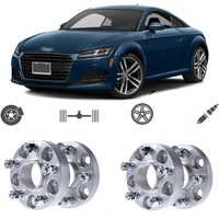 teeze 4pcs 5x112 57 1cb 25mm thick hubcenteric wheel spacer adapters for audi a8 2005 2010 tt 2006