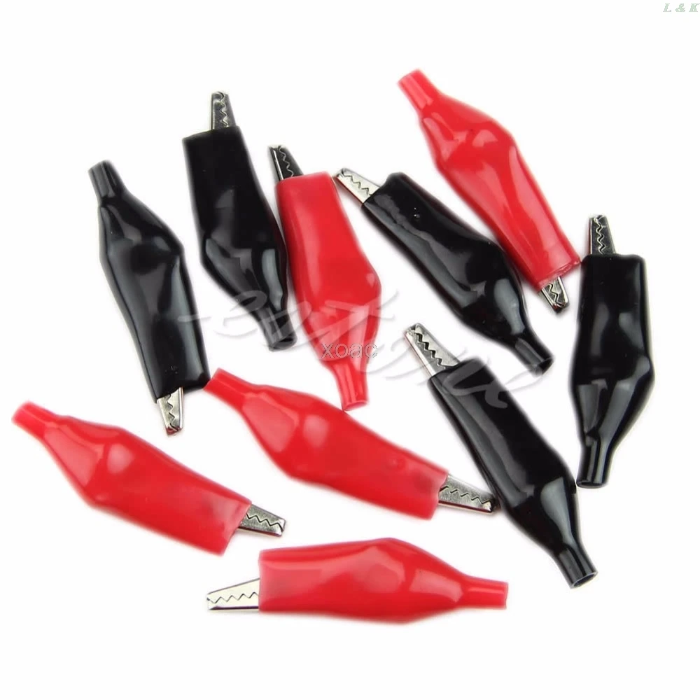 10 шт. 45 мм тестовый зажим для кабеля типа Аллигатор электрических соединительных