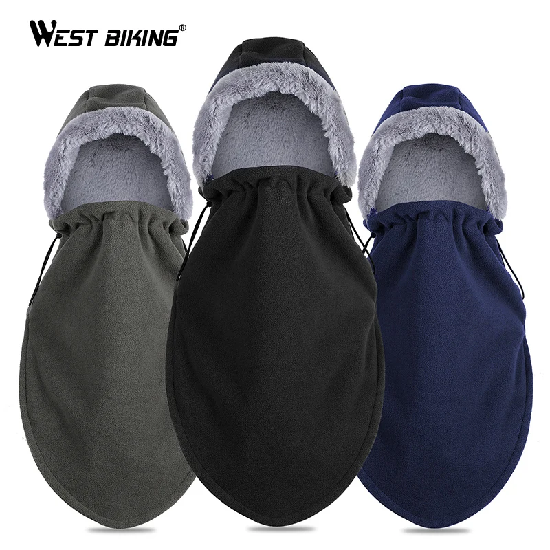 

Winter Cycling Cap Fleece Windproof Cycling Head Scarf Bike Mask Men Women Ski Bicycle Hat Balaclava Bandana Ciclismo Bike Caps