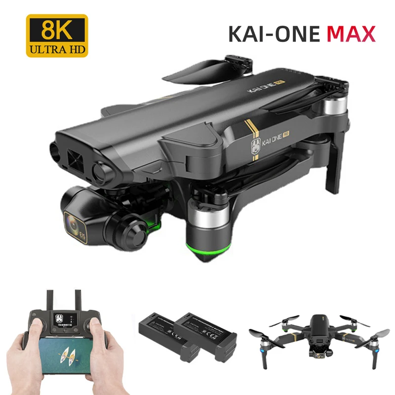 

Новинка 2021, GPS-Дрон KAI-ONE PRO, радиоуправляемые дроны, камера 8K HD, 3-осевой карданный подвес, EIS, профессиональный Квадрокоптер с дистанционным уп...