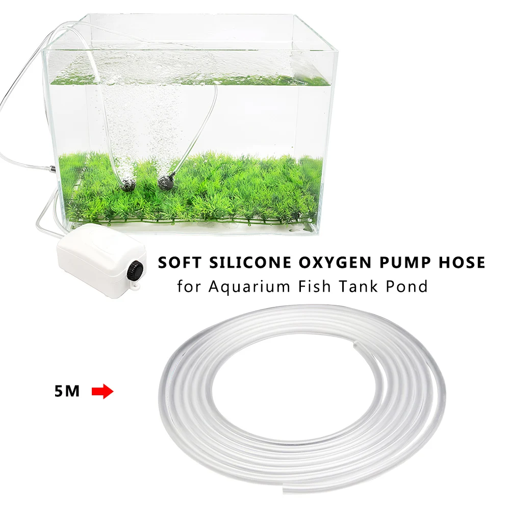 Мягкий силиконовый кислородный насос шланг 4 мм 6 трубка насоса для воздушных