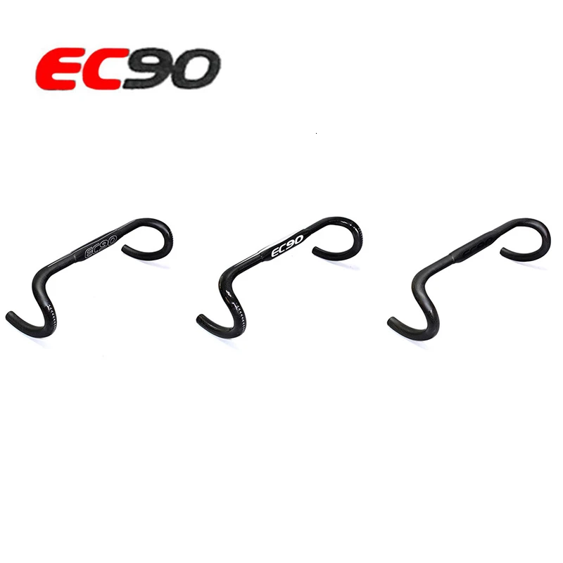 Руль для шоссейного велосипеда MTB полностью из углеродного волокна изогнутый