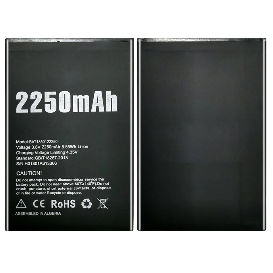 

Аккумулятор 2250 мАч BAT1850122250 Для Doogee X11
