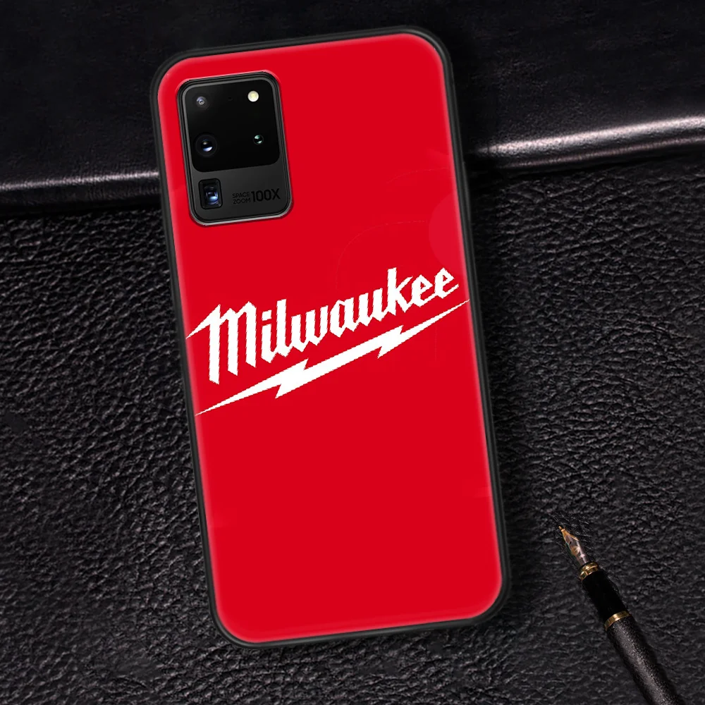 

Milwaukees Toolbox Phone Case Cover Hull For Samsung Galaxy S 6 7 8 9 10 e 20 Edge Note 8 9 10 Plus black Prime Soft Cell Pretty