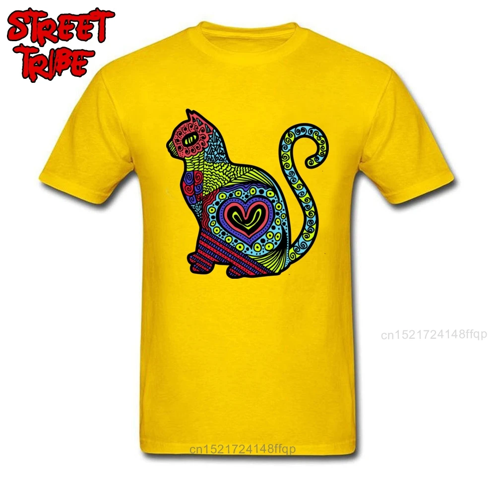 Футболка с котом Мужская футболка в стиле хип-хоп хлопковая одежда экзотическом