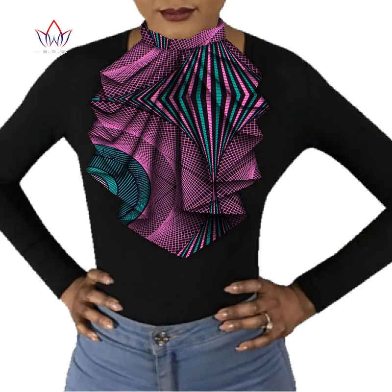 Новинка 2021 Африканский накладной воротник и бант красочные съемные воротники