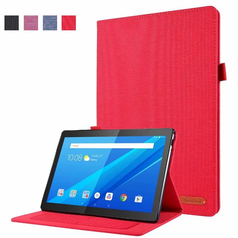 

Tablet Case For Lenovo Tab P10 10.1 M10 E10 M7 M8 xiao xin pad 11 Retro Flip Stand PU Leather Silicone Soft Cover Protect Funda